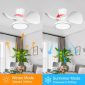 Quiet LED Light Ceiling Fan 22-Inch with Remote for Rooms 6